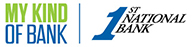 My Kind of Bank - First National Bank Logo